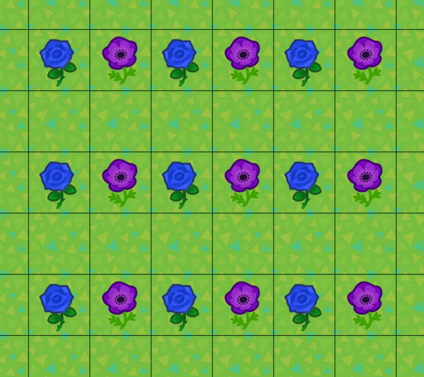 layout for cloning 2 flowers